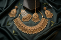 White Pearl Guchha Choker Set with Earrings, Tikka, and Jhumar (Passa)